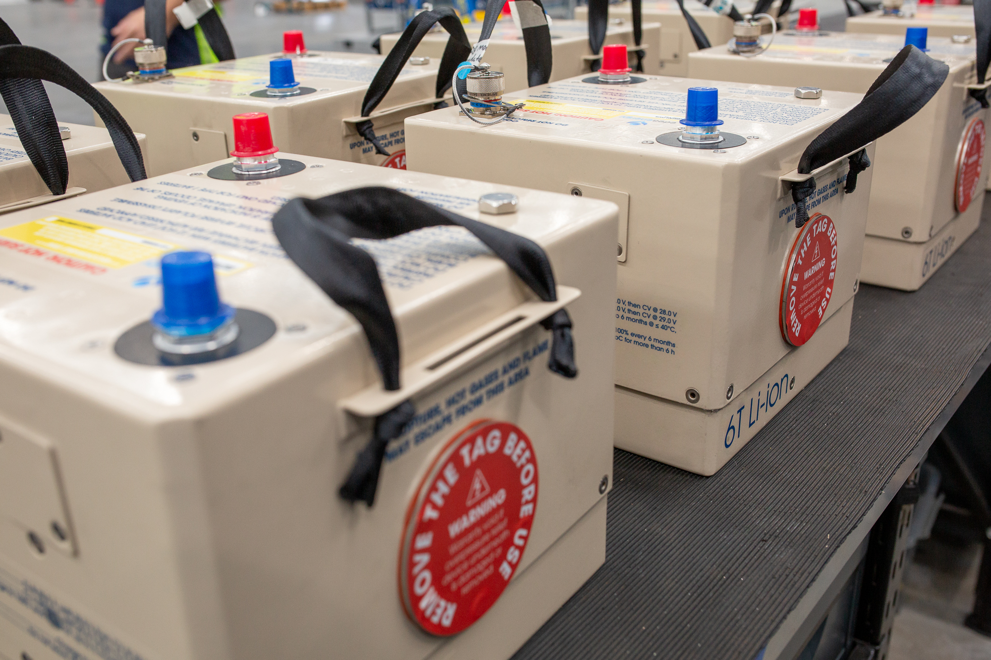 super6T/e batteries on an Australian production line