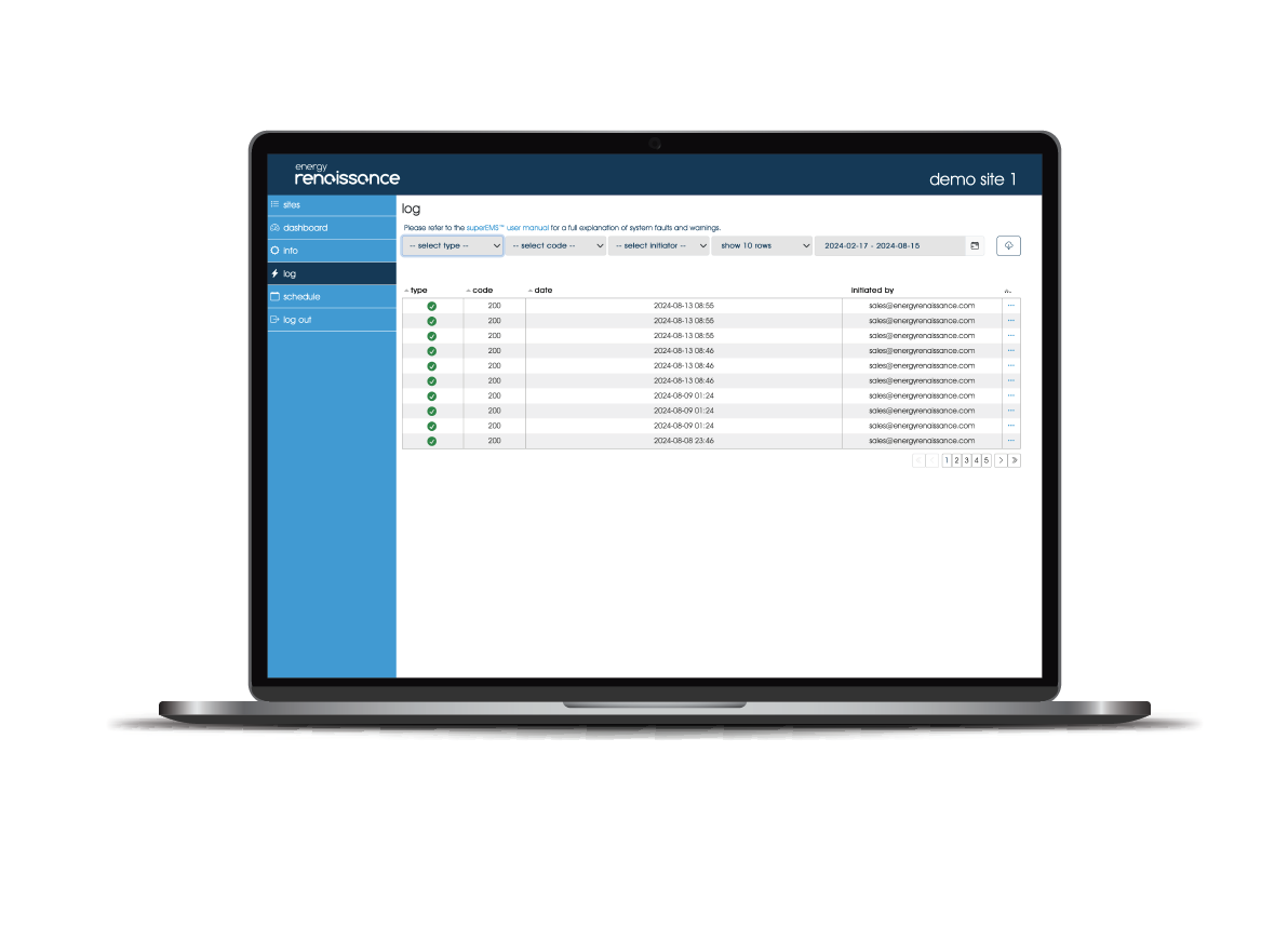 Comprehensive reporting with CSV export of data